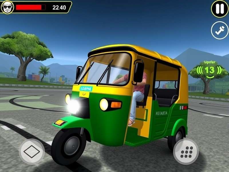 Rickshaw Gali Cruise gameplay screenshot